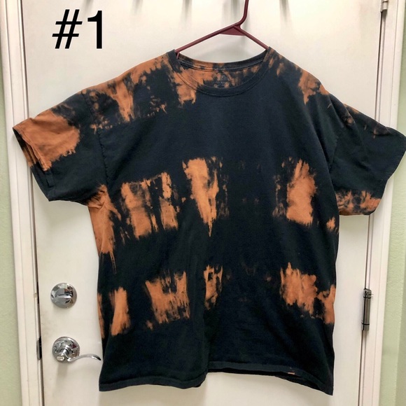 Tie dyed and Reverse (bleach) dyed shirts! #1-11 are all 2XL! 100% Cotton. - Picture 4 of 14